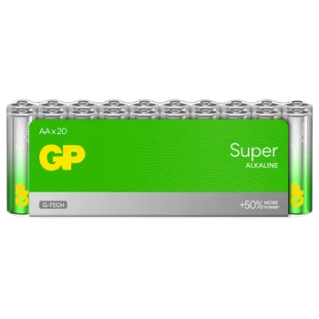 20 x bateria alkaliczna GP Super Alkaline G-TECH LR6 / AA