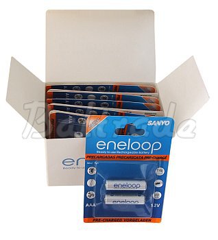 20 x Sanyo ENELOOP R03 AAA 800mAh - pakowane 2 szt. / blister