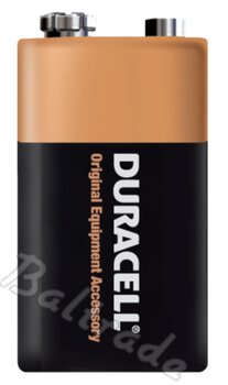 200 x bateria alkaliczna Duracell 6LR61 9V (bulk)