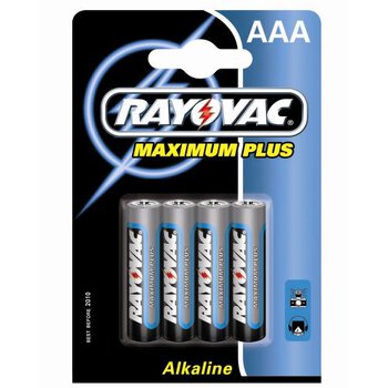 200 x Rayovac Maximum Plus LR03 AAA MN2400 4003 (blister)