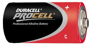 204 x bateria alkaliczna Duracell Procell LR14 C (bulk)