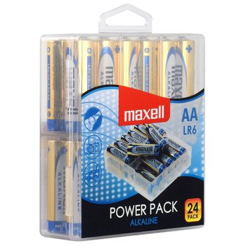 24 x Maxell Alkaline LR6/AA alkaline battery + sturdy box