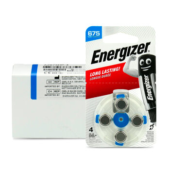 24 x Energizer 675 hearing aid batteries