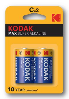 2 x KODAK Max Alkaline LR14/C (blister)