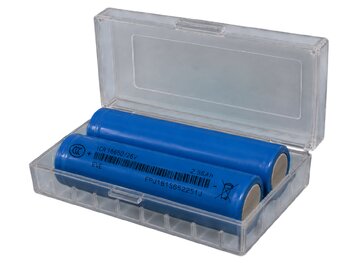 2x 18650 li-ion EVE ICR18650-26V - BOX / container 2x 18650 li-ion EVE ICR18650-26V - BOX / container