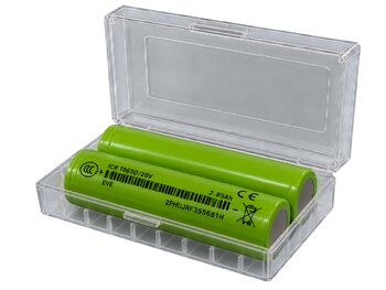 2x 18650 li-ion EVE INR18650-29V - BOX / container 2x 18650 li-ion EVE INR18650-29V - BOX / container