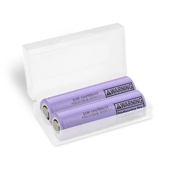 2x 18650 Li-ion 2950 mAh LG INR18650 HJ2 battery - BOX / container