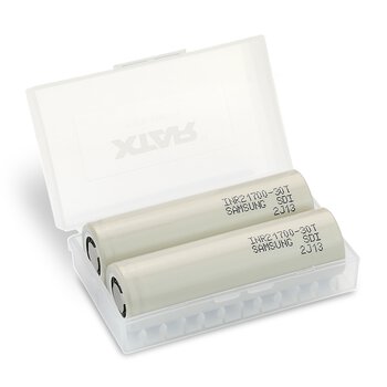  2x akumulator 21700 Li-ion Samsung INR21700-30T 3000mAh - BOX / pojemnik 