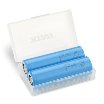 2x rechargeable battery 21700 Li-ion Samsung INR21700-50E 5000mAh - BOX / container