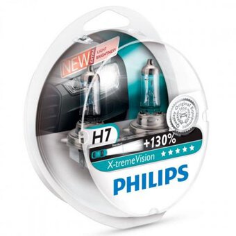 2x Philips H7 X-Treme Vision + 130%