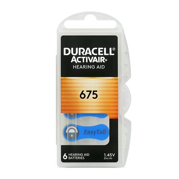 30 x Duracell ActivAir 675 hearing aid batteries