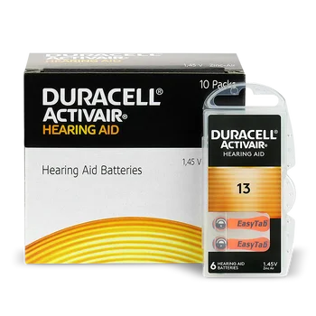 300 x Duracell ActivAir 13 hearing aid batteries