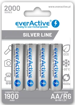 4x rechargeable everActive R6/AA Ni-MH 2000 mAh ready to use
