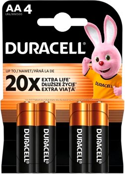 4 x bateria alkaliczna Duracell Basic LR6 AA (blister) 4 x bateria alkaliczna Duracell Basic LR6 AA (blister)