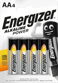 Baterie AA LR6 alkaliczne Energizer pakowane po 4 sztuki w blistrze