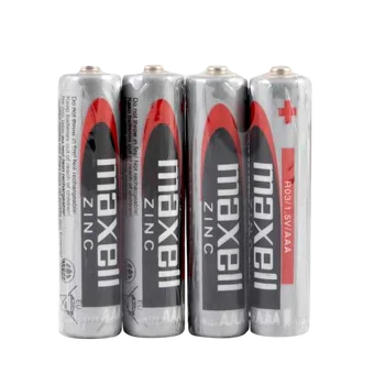4 x bateria cynkowo-węglowa Maxell R03 / AAA (taca)