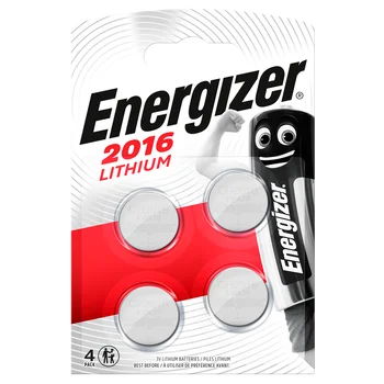 4 x bateria litowa mini Energizer CR2016