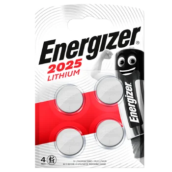 4 x Energizer CR2025 mini lithium battery