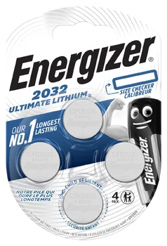 4 x Lithium battery mini Energizer Ultimate Lithium CR2032