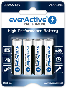 everActive Pro Alkaline Batteries 192pcs LR6/AA, 96pcs LR03/AAA+Sigma BC 7.16 Bike Computer