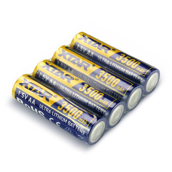 4 x baterie litowe AA / R6 Xtar L91 3500mAh Ultra Lithium