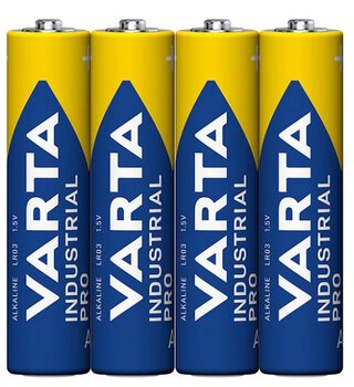 4 x Varta Industrial PRO LR03 AAA 4003 (foil)