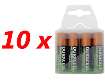 40 x DURACELL ActiveCharge R6/AA Ni-MH 2000mAh -- (box)