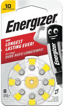 48 x Energizer 10 hearing aid batteries 48 x Energizer 10 hearing aid batteries