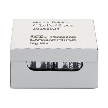 48 x Panasonic Powerline Industrial LR03/AAA