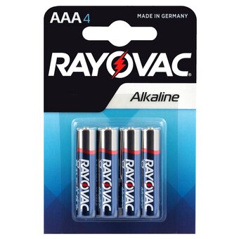4 x Rayovac Alkaline LR03/AAA