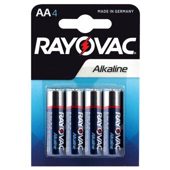 4 x Rayovac Alkaline LR6/AA