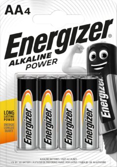 4 x Energizer Alkaline Power LR6/AA alkaline battery (blister)