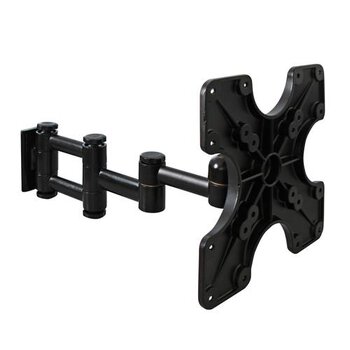 4W Uchwyt LCD 13"-37" VESA 75/100/200 udźwig 18kg trójramienny uchylny 90st obrotowy 270st (06820)