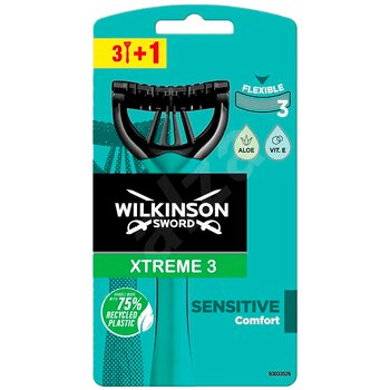 4x WilkinSON Xtreme 3 Sensitive Razor