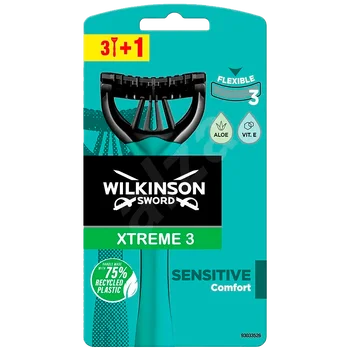 4x WilkinSON Xtreme 3 Sensitive Razor