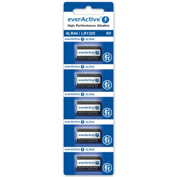 5 x everActive 4LR44 / LR1325 / 544A alkaline battery