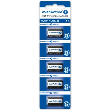 5 x everActive 4LR44 / LR1325 / 544A alkaline battery