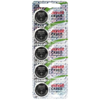 5 x bateria litowa Maxell CR2025 (HOLOGRAM)