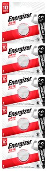 5 x Energizer CR2016 mini lithium battery