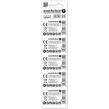 5 x everActive CR2477 mini lithium battery