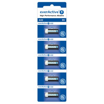 5 x batteries for everActive A32 / 32A 9V car remote controls