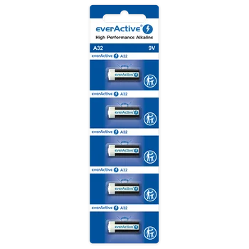 5 x batteries for everActive A32 / 32A 9V car remote controls