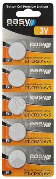 5 x CR2016 Easy Touch