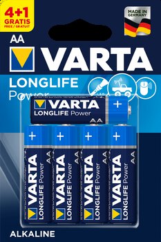 5 x Varta Longlife Power LR6/AA 4906 (High Energy)