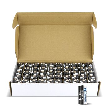 50 x bateria foto litowa everActive CR123