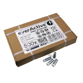 500 x alkaline battery everActive Pro Alkaline LR6 AA (carton / bulk)