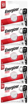 5 x Energizer CR2032 mini lithium battery