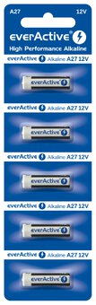 5 x everActive 27A 12V alkaline batteries