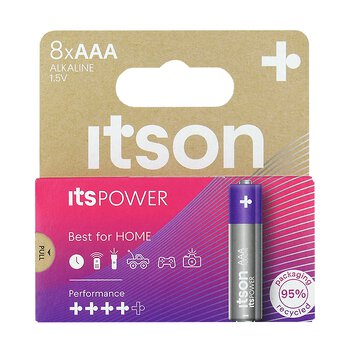 8 x AAA / LR03 ITSON ITSPOWER (blister)