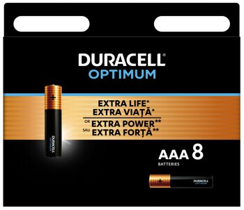 8 x bateria alkaliczna Duracell OPTIMUM LR03 AAA (blister) 8 x bateria alkaliczna Duracell OPTIMUM LR03 AAA (blister)